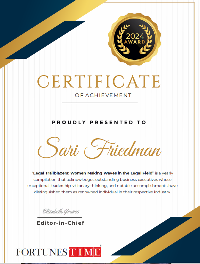 Certificate of Achievement 
